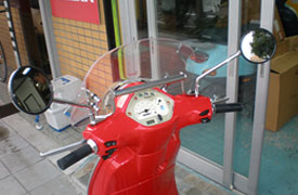 VESPA LX125・LX150用 ナビゲーショ ンステー