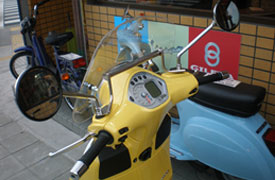 VESPA GTS250ie・GTS300ie用 ナビゲーションステー